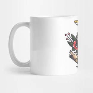 Classic Sitting Eagle Tattoo Design Mug